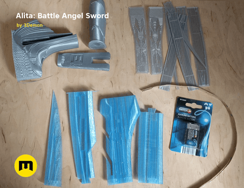 Alita Battle Angel Damscus Blade Sword