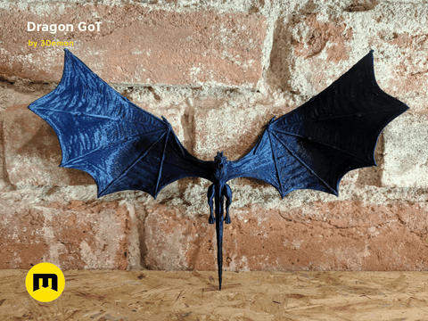 Game of Thrones Dragon - 3D print Figure and Lamp