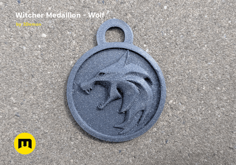 Geralt's Wolf Medalion — The Witcher