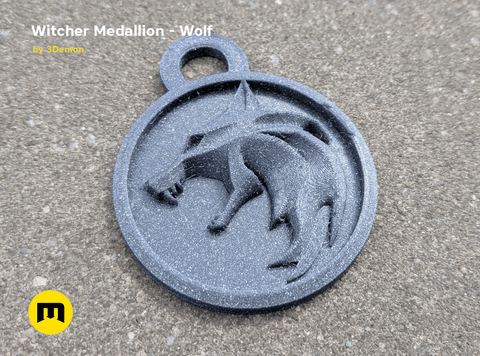 Geralt's Wolf Medalion — The Witcher