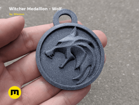 Geralt's Wolf Medalion — The Witcher