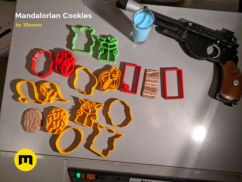 Mandalorian Cookie Cutters