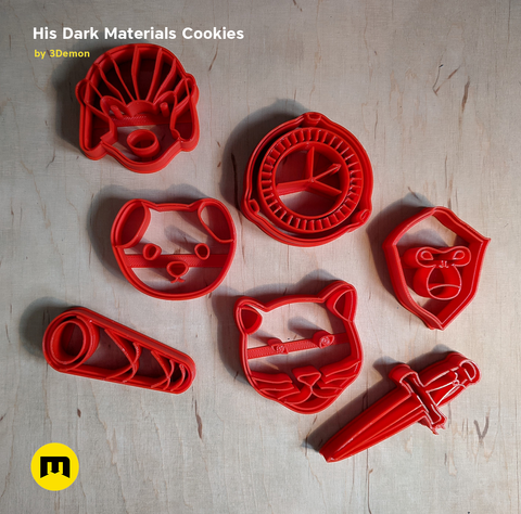 His Dark Materials Cookie Cutters