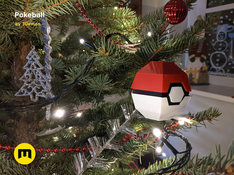 Foldable Pokeball Box Decoration
