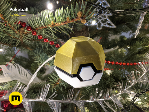 Foldable Pokeball Box Decoration