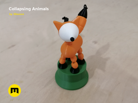 Collapsing Animal Toys