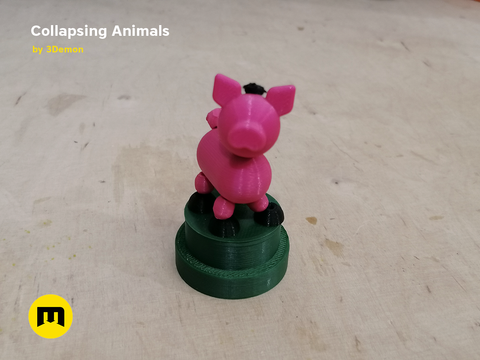 Collapsing Animal Toys