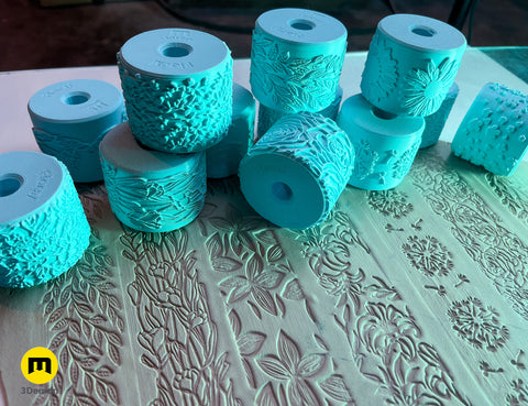 Texture Rollers — Floral Patterns