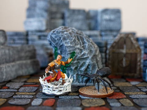 Modular magnetic DnD figure – Mage