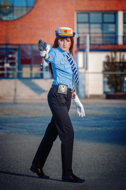 Officer D.Va gun and whistle from Overwatch