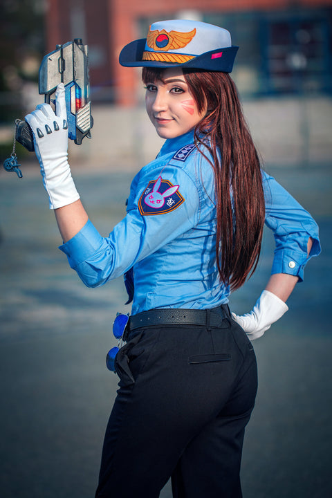 Officer D.Va gun and whistle from Overwatch