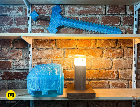 Minecraft Movie Helmet Lamp