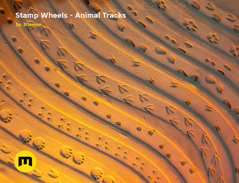 Stamp Wheels for Clay — Animal Tracks