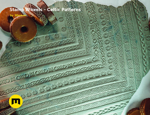 Stamp Wheels for Clay — Celtic Patterns