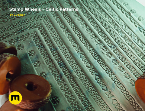Stamp Wheels for Clay — Celtic Patterns
