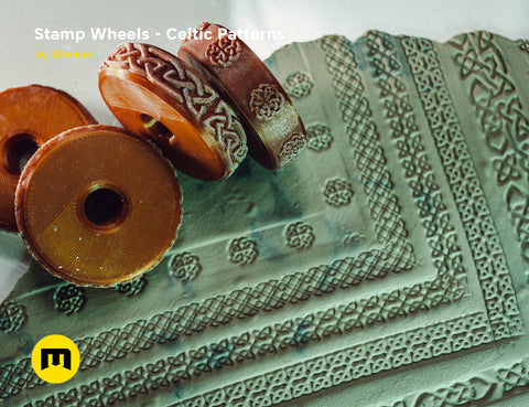Stamp Wheels for Clay — Celtic Patterns