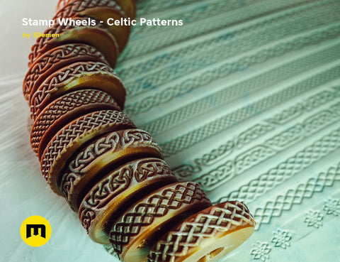 Stamp Wheels for Clay — Celtic Patterns