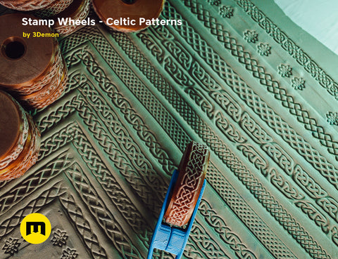 Stamp Wheels for Clay — Celtic Patterns