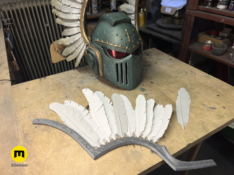 Dark Angels Bulwark Helmet Wings