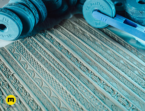 Stamp Wheels for Clay — Art Deco Patterns