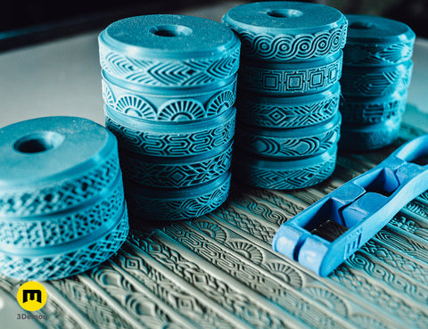 Stamp Wheels for Clay — Art Deco Patterns
