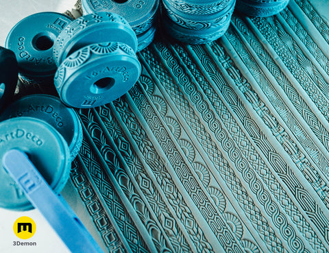 Stamp Wheels for Clay — Art Deco Patterns