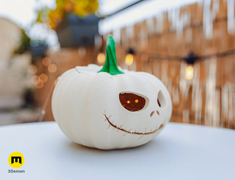 Jack Skellington Pumpkin Lantern