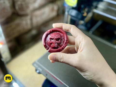 Space marine Purity Seal badge magnet