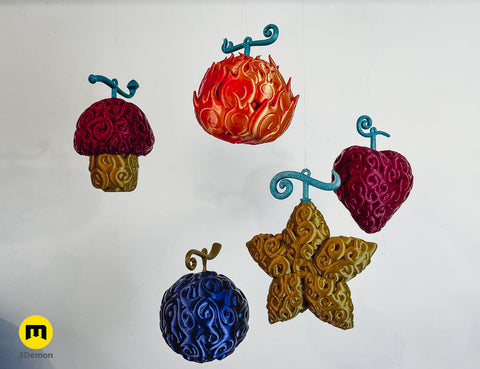 Devil Fruit Decorations - One Piece