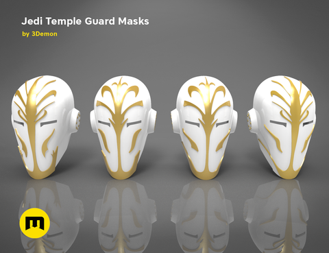 Jedi Temple Guard Masks