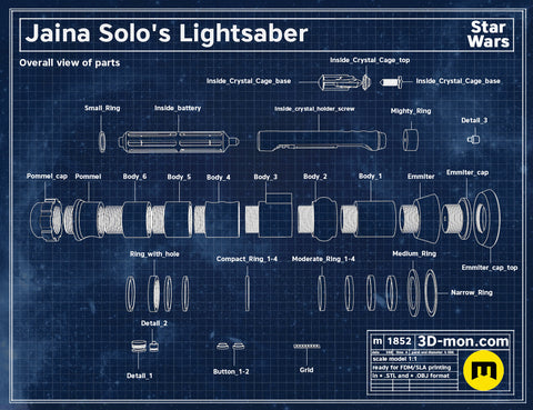 Jaina Solo's lightsaber