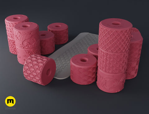 Texture Rollers Japanese Patterns middle