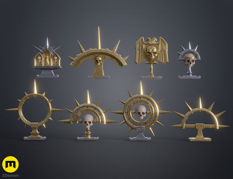 Space Marine Jetpack Iron Halo set