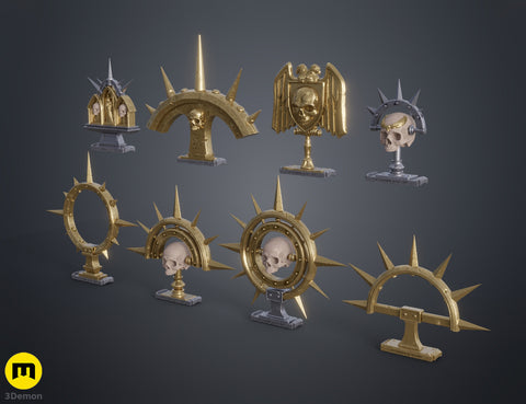 Space Marine Jetpack Iron Halo set