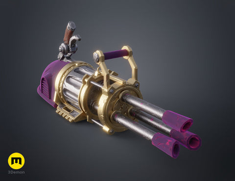 Jinx Pow-Pow Minigun - Arcane