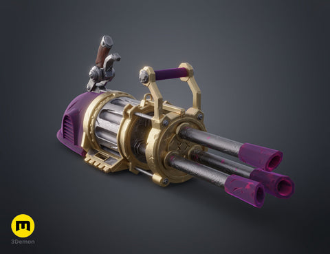 Jinx Pow-Pow Minigun - Arcane