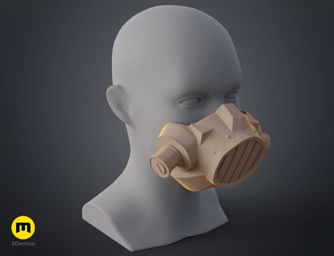 Jinx gas mask - Arcane
