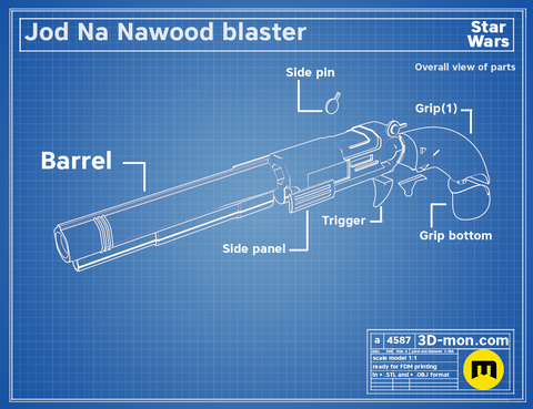 Jod Skeleton Crew blaster