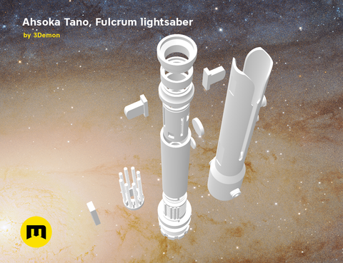 Ahsoka's Fulcrum lightsaber - Clone Wars