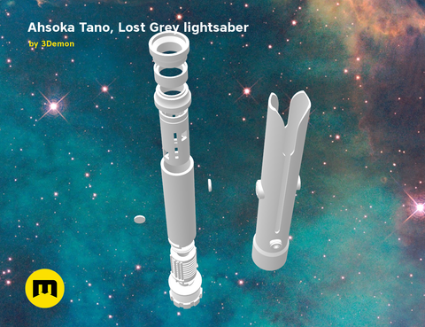 Ahsoka's Lost Grey lightsaber - Clone Wars