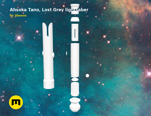 Ahsoka's Lost Grey lightsaber - Clone Wars
