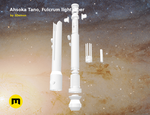 Ahsoka's Fulcrum lightsaber - Clone Wars
