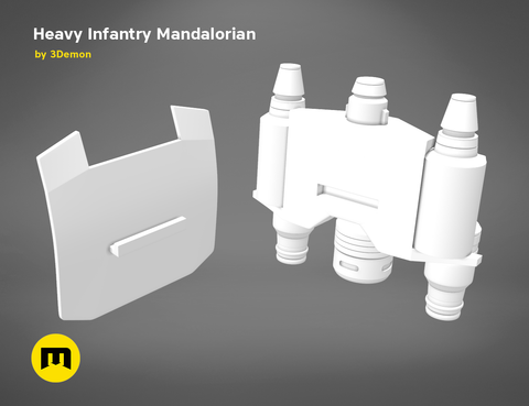 Heavy Infantry Mandalorian Jetpack
