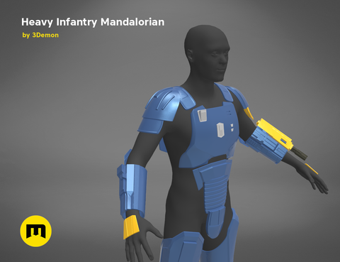 Heavy Infantry Mandalorian Armor