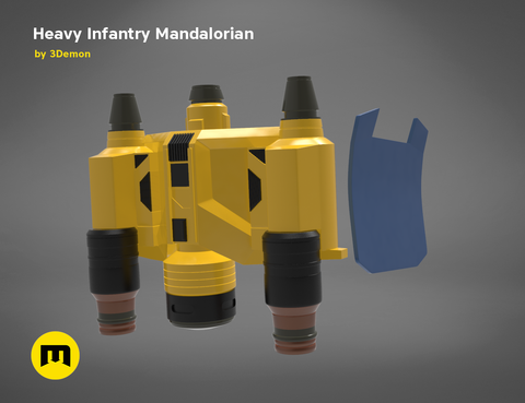 Heavy Infantry Mandalorian Jetpack