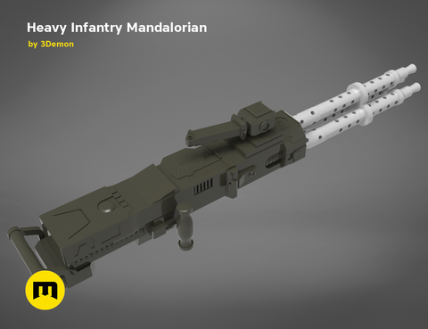 Heavy Infantry Mandalorian Blaster Cannon Paz Vizsla
