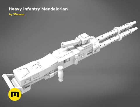 Heavy Infantry Mandalorian Blaster Cannon Paz Vizsla