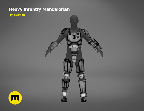 Heavy Infantry Mandalorian Armor