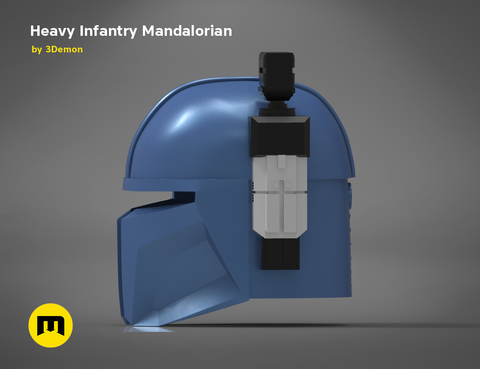 Heavy Infantry Mandalorian Helmet