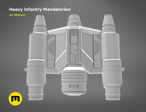 Heavy Infantry Mandalorian Jetpack